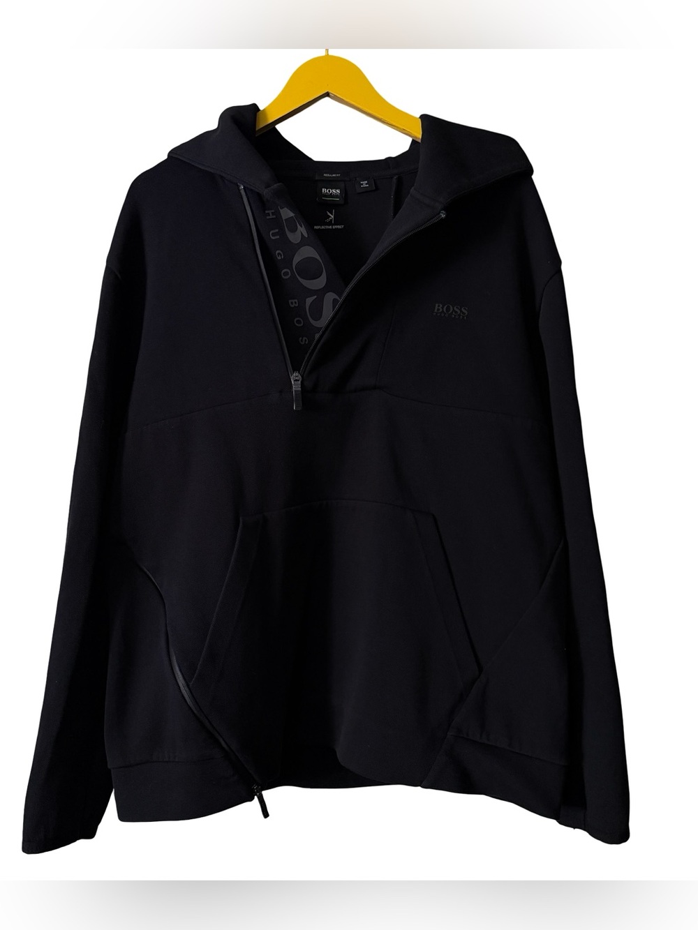 BOSS Hugo Boss Reflective Half Zip Hoodie XXL